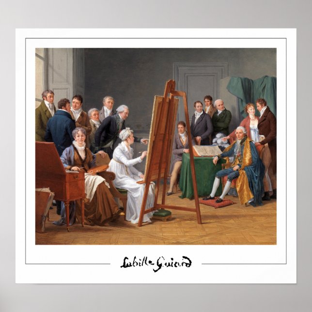 Adélaïde Labille-Guiard Poster de arte Zedign #4 (Frente)