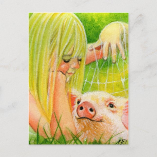 Adelante vino una postal de la araña (Anverso)