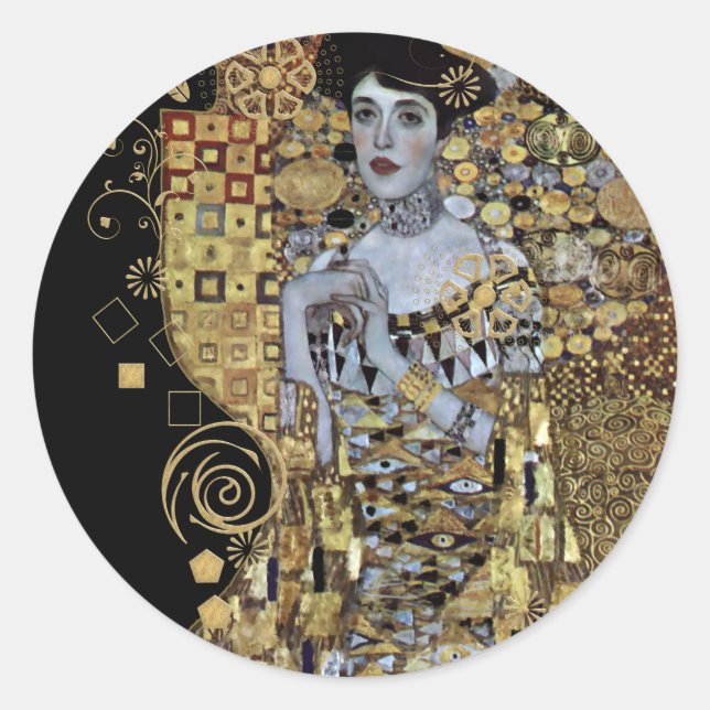 Adele Klimt Pegatina (Anverso)