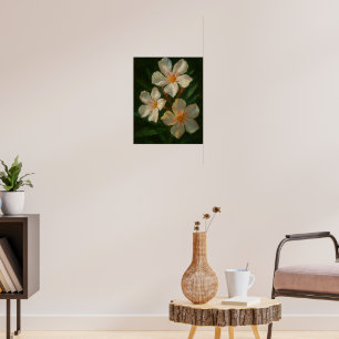 Adelfa: Elegancia Tóxica Arte al Óleo Impresionist