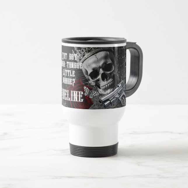 Adeline personalizada de 15 onzas de taza de café (Anverso derecho)