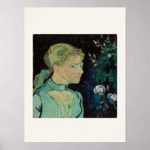 Adeline Ravoux por Van Gogh - Póster de retrato