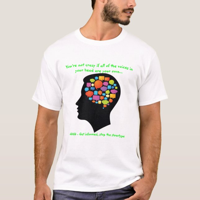 ADHD expresa la camiseta de la conciencia (Anverso)