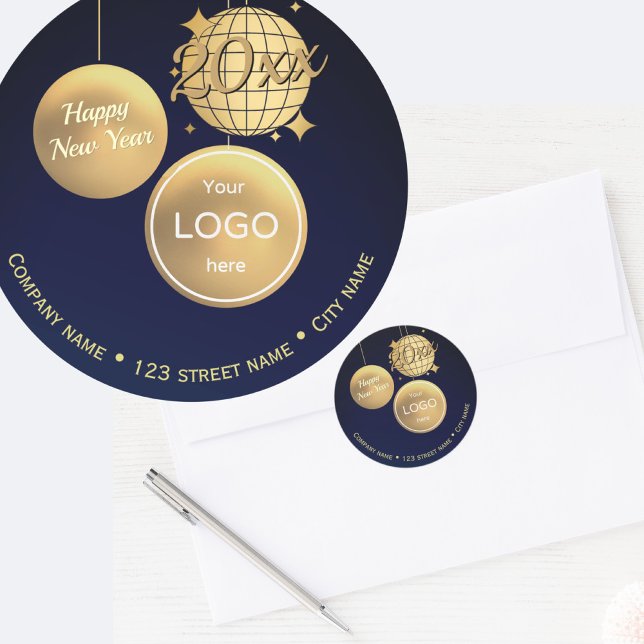 Adhesivo de dirección de devolución de logotipo de (Subido por el creador)