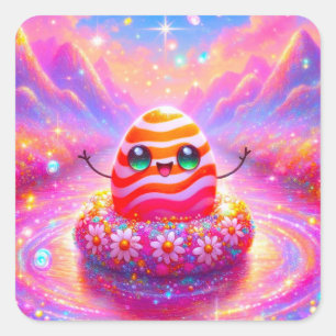 Adhesivos Kawaii de Pascua