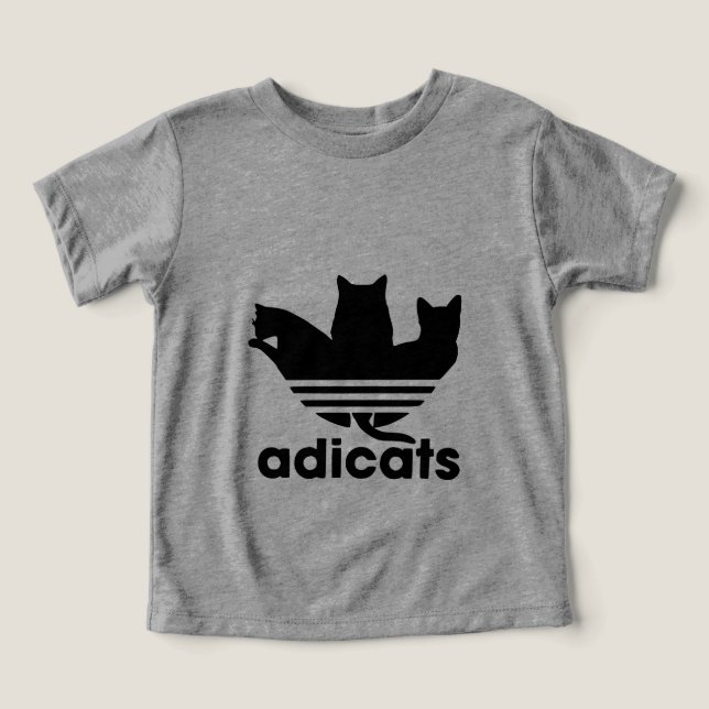 adicats divertido gato de parodia corriendo (Diseño delantero )