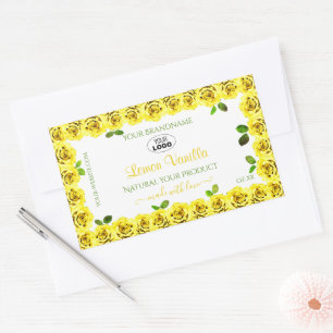 Adición de logotipo a Rosas con etiqueta de produc
