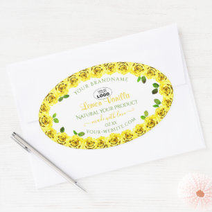 Adición de logotipo a Rosas con etiqueta de produc