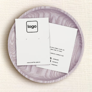 Adición sencilla de logotipo Remolque blanco y pan