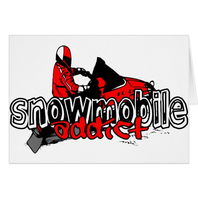 Adicto al Snowmobile (Anverso (Horizontal))