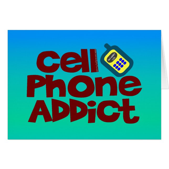 Adicto al teléfono celular (Anverso (Horizontal))