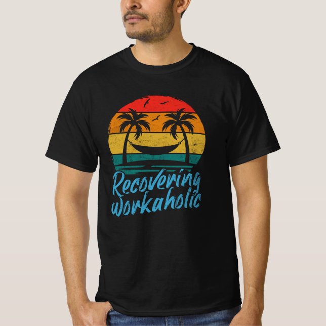 Adicto al Trabajo en Recuperación | Camiseta Diver (Anverso)