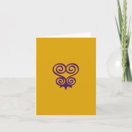 Adinkra africana (Sankofa) Blank