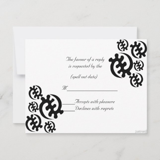 adinkra gye nyame (excepto Dios) iii rsvp (Anverso)