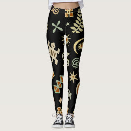 Adinkra Leggings Africano