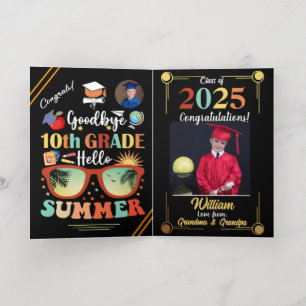 Adiós 10° grado Hola Graduación de verano