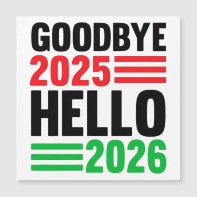 Adiós 2025 Hola 2026 - Celebrando una nueva estrel (Anverso)