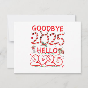 Adiós 2025 Hola 2026 Feliz Navidad Feliz Año