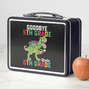 Adiós 5to Grado Hola 6to Grado T Rex Dinosaurio