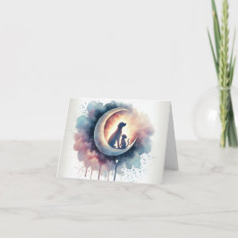 Adiós a la luz de la luna - Tarjeta de simpatía po