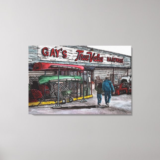 adiós a una impresión de lienzo de edición limitad (Anverso)