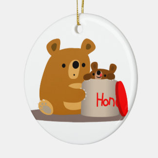 ¡Adiós, cariño! Ornamento de osos de Personalizado