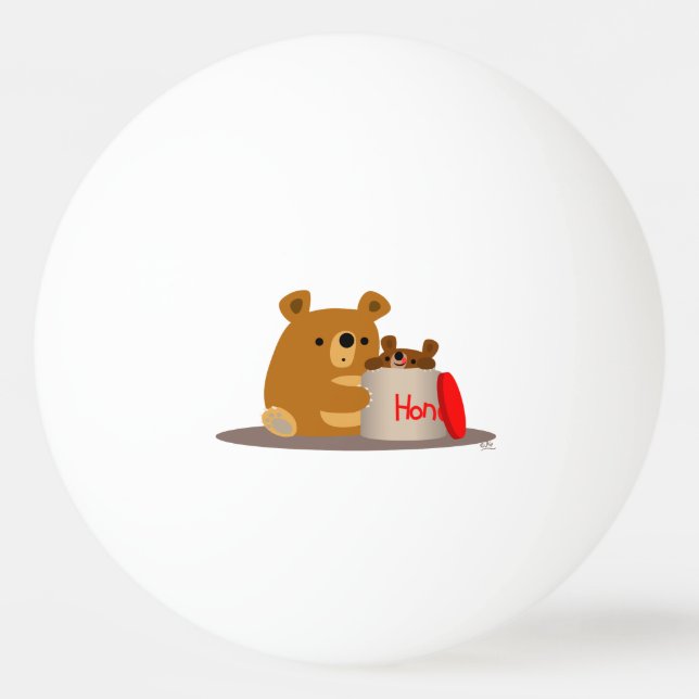 ¡Adiós, cariño! Personalizado lindo osos con bolas (Anverso)