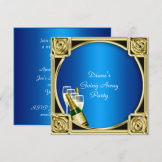 Adiós carta de invitación de fiesta de despedida A