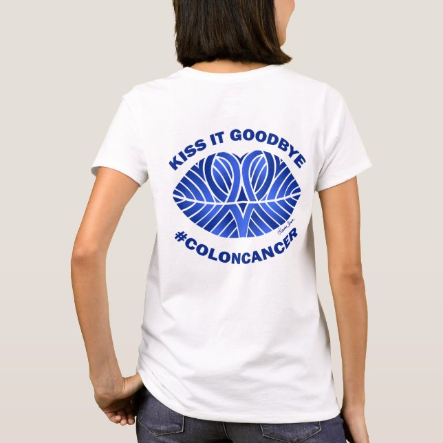 ¡Adiós con un beso! Camiseta (Reverso)