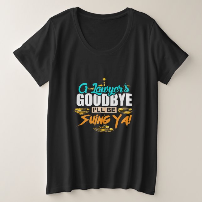 Adiós de abogado, te demandaré (Anverso del diseño)