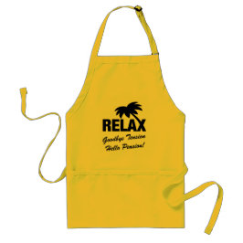 Adiós delantal del Bbq del retiro de la pensión de