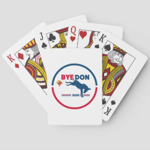 Adiós jugando cartas