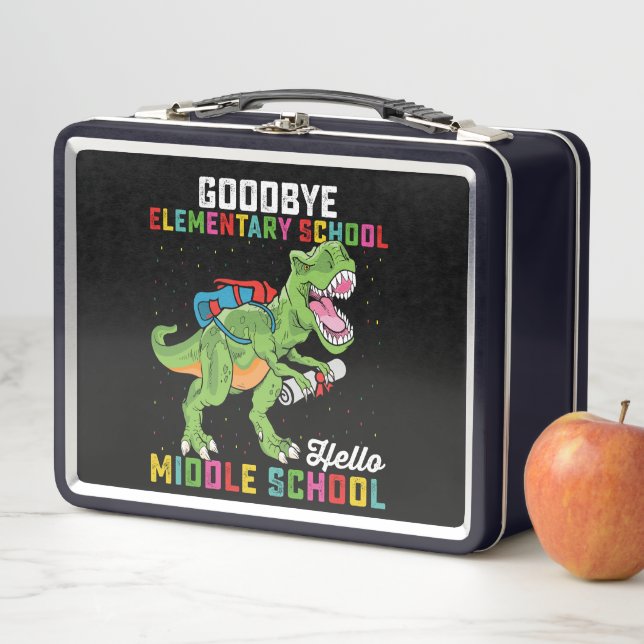 Adiós primaria hola T Rex de la escuela media (In situ)