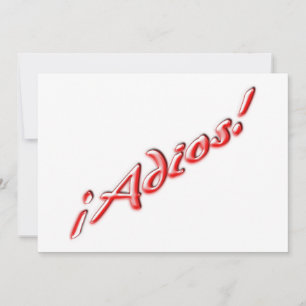 Adiós tarjeta