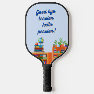 Adiós tensión hola pensión palas de pickleball 