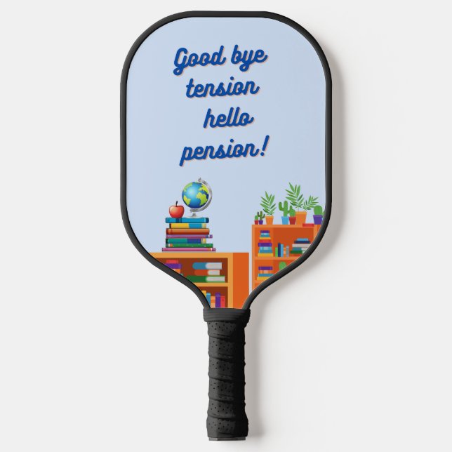 Adiós tensión hola pensión palas de pickleball  (Anverso)