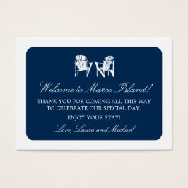 Adirondack Chairs | Etiqueta de favor de boda