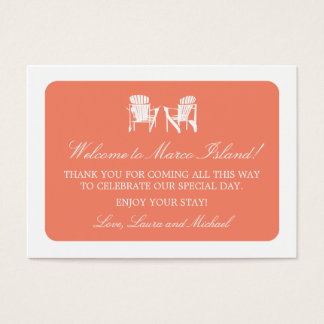 Adirondack Chairs | Etiqueta de favor de boda