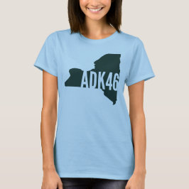Adirondack High Peaks List de camiseta femenina