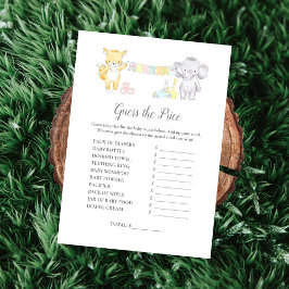 Adivina El Precio Adecuado De La Tarjeta De Juego 