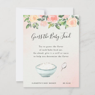 Adivina la comida para el bebé   Juego Baby Shower