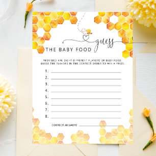 Adivina la tarjeta de juego de comida para bebé