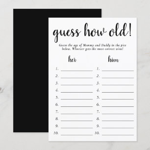 Adivina lo viejo   Tarjeta de juego para fotografí