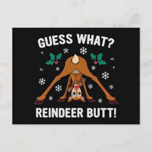 Adivina Qué Chiste de Navidad de Trasero de Reno