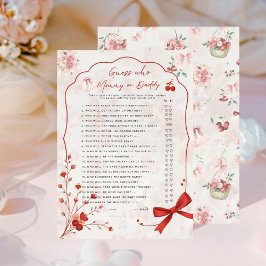 Adivina quién juega con el cerezo | Mamá o papá ro