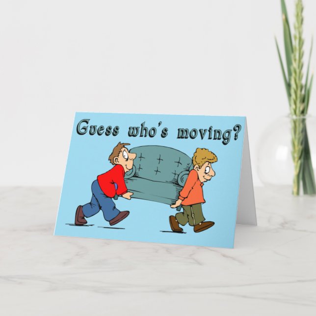 Adivina quién mueve las tarjetas Personalizares (Anverso)