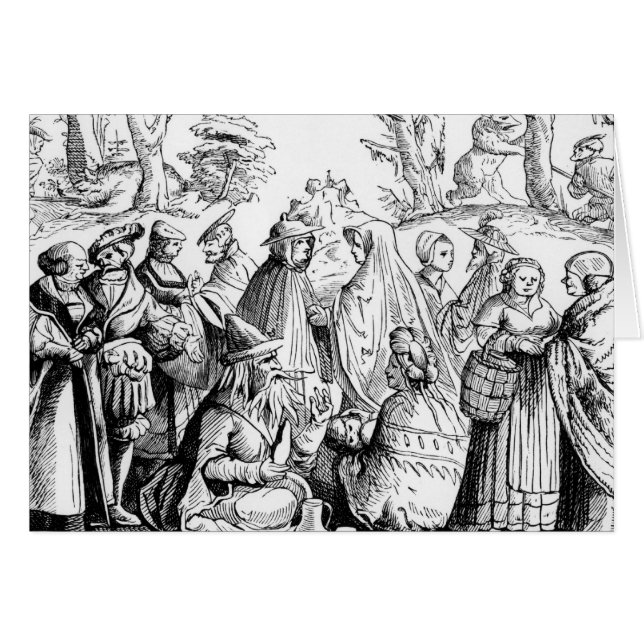Adivinación de los gitanos, después de un grabar (Anverso (Horizontal))