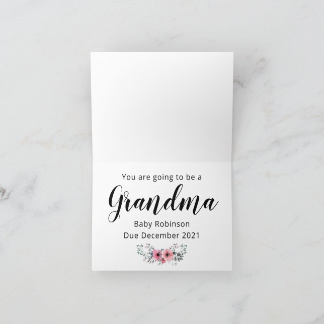 Adivinar Qué Tarjeta De Invitación De Embarazo (Interior)