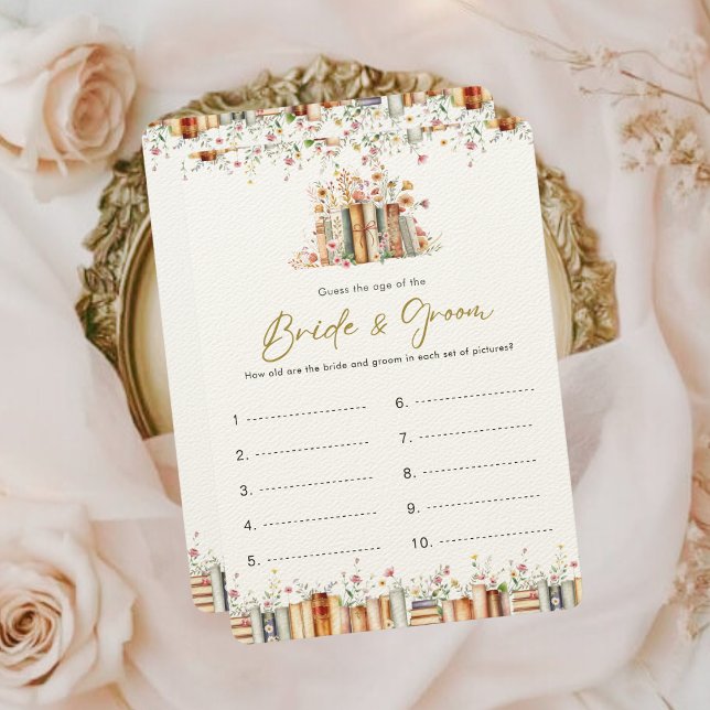 Adivinen el juego Age Bride & Groom | Tema del lib (Subido por el creador)