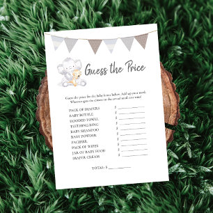 Adivinen El Juego De Precios De La Tarjeta De Elef